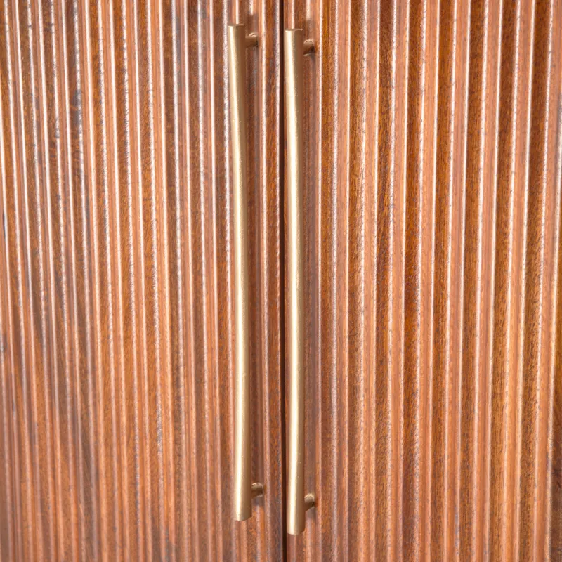 Cosmopolitan 39" Bar Cabinet in Honey Brown