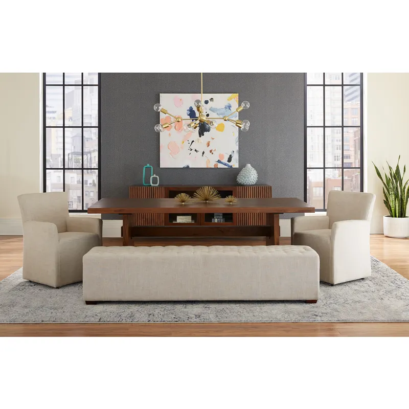 Cosmopolitan 82" Dining Table in Honey Brown