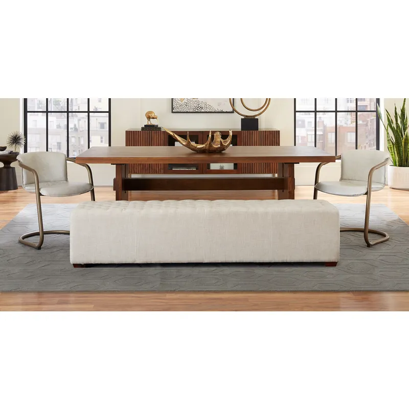 Cosmopolitan 82" Dining Table in Honey Brown
