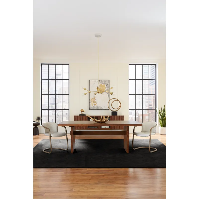 Cosmopolitan 82" Dining Table in Honey Brown