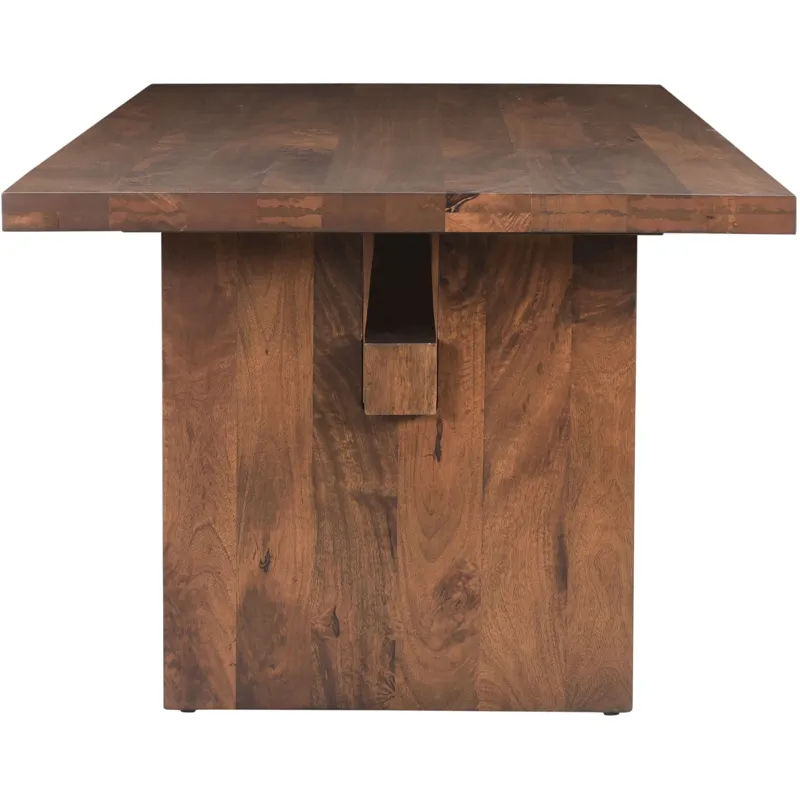 Cosmopolitan 82" Dining Table in Honey Brown