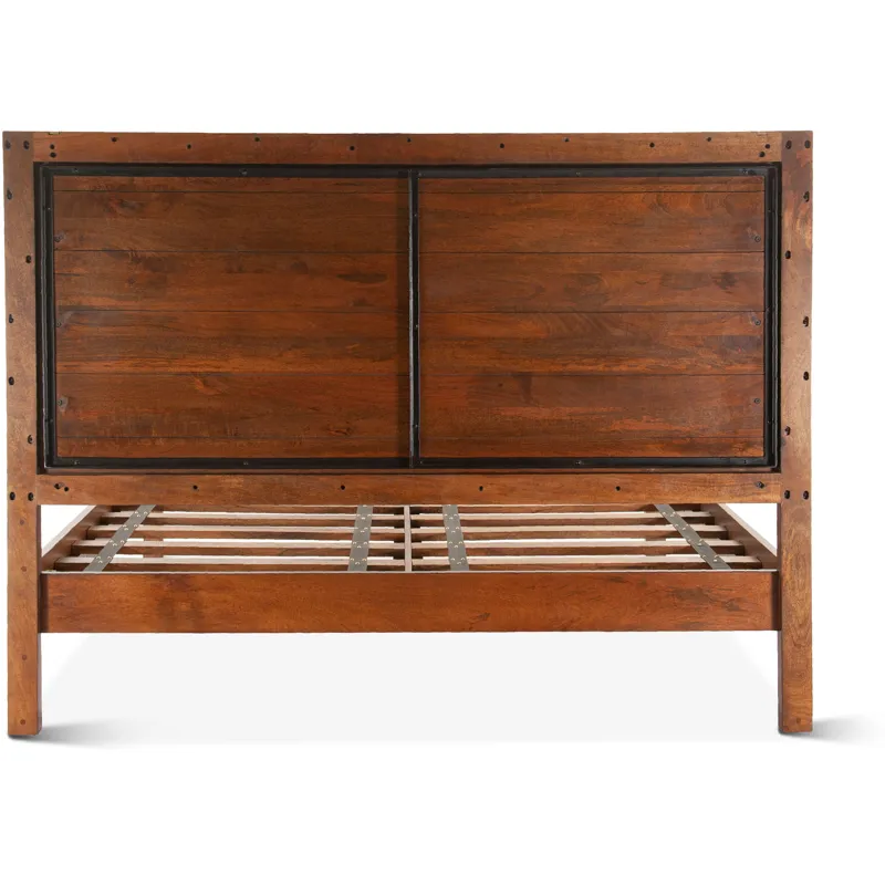 Cosmopolitan King Bed in Honey Brown