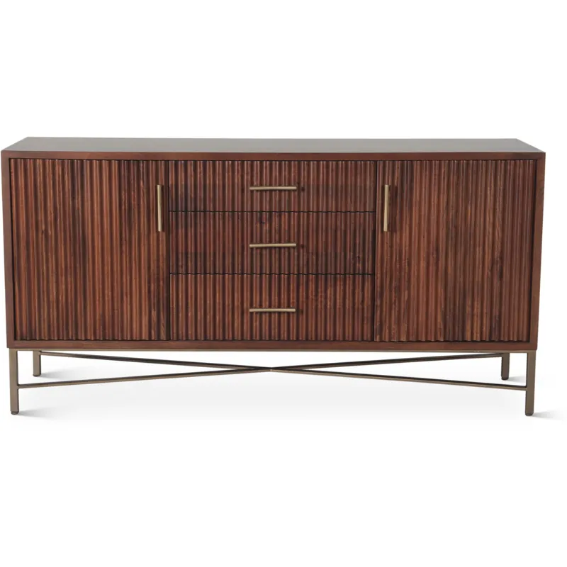 Cosmopolitan 68" Sideboard in Honey Brown