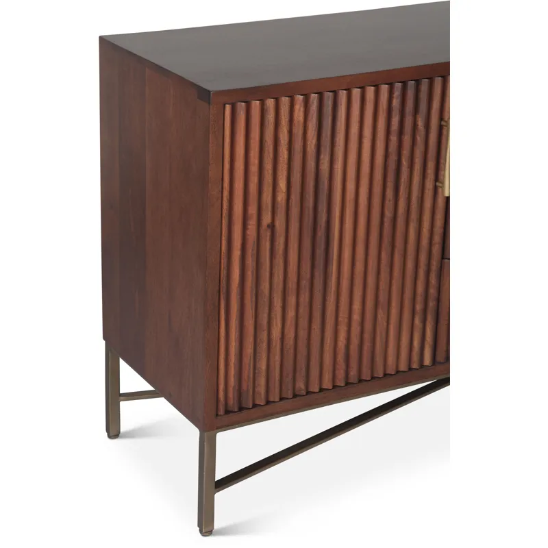 Cosmopolitan 68" Sideboard in Honey Brown