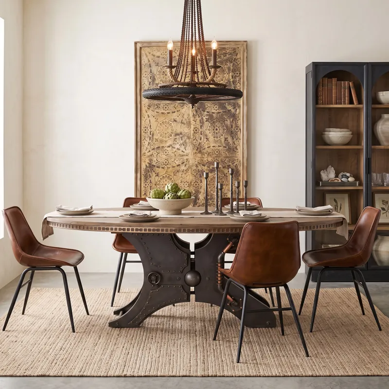 Eiffel 94" Oval Dining Table