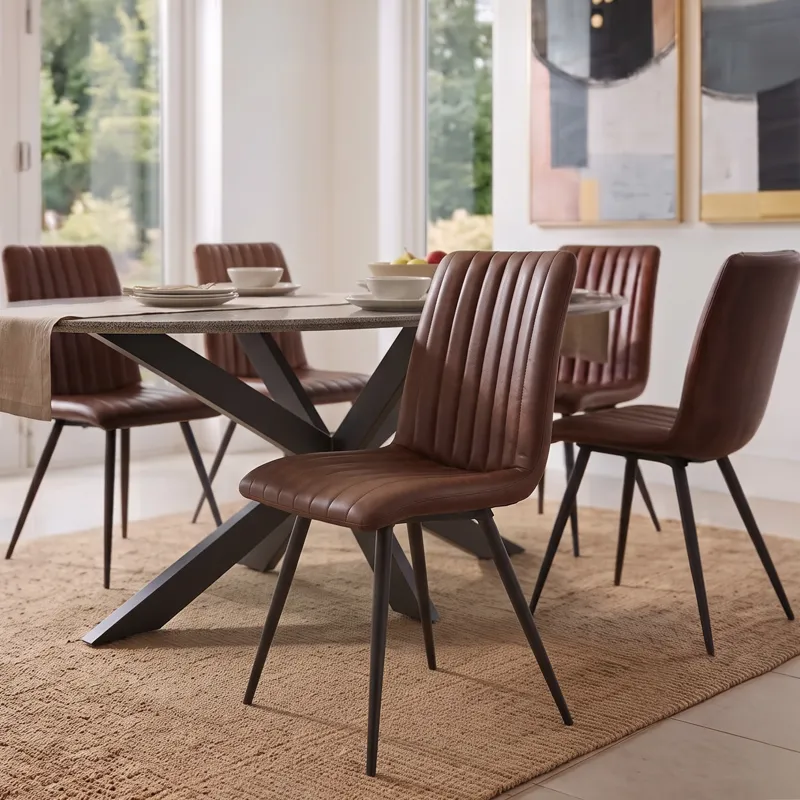 Essex Chelsea 19" Dining Chair in Hand Washed Chestnut