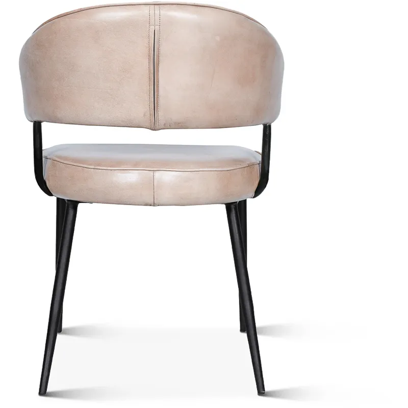 Essex Dover 23" Armchair in Antique Ivory Leather