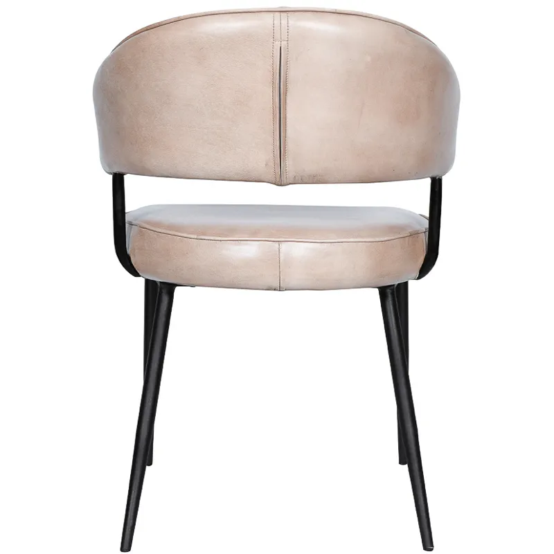 Essex Dover 23" Armchair in Antique Ivory Leather