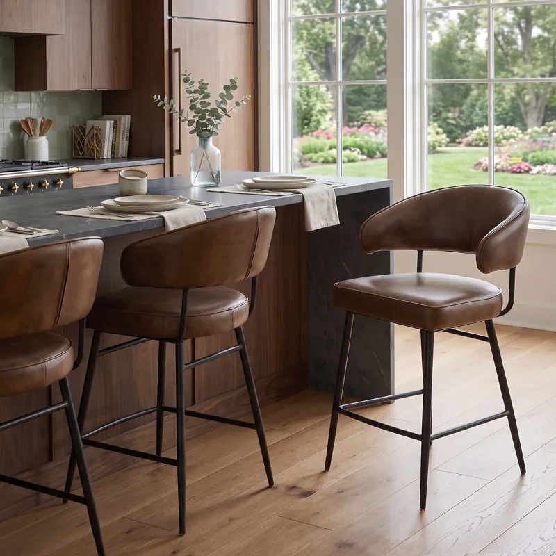 Essex Dover 22" Counter Chair in Hand Washed Chestnut