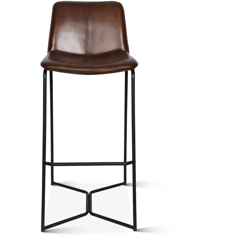 Essex Morgan 18" Bar Chair in Hand Washed Chestnut
