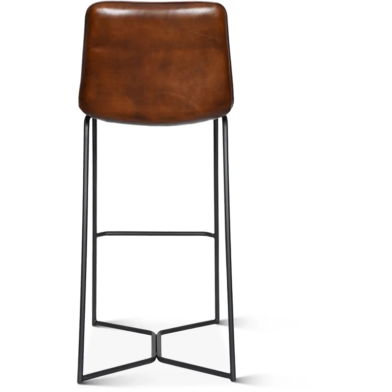 Essex Morgan 18" Bar Chair in Hand Washed Chestnut