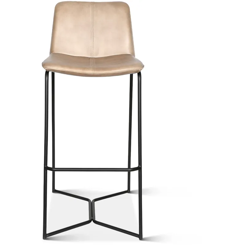 Essex Morgan 18" Bar Chair in Hand Washed Taupe