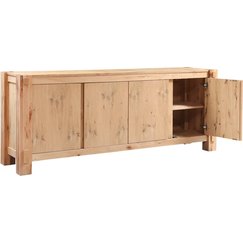 Flagstaff 80" Buffet in Natural Distressed Oak