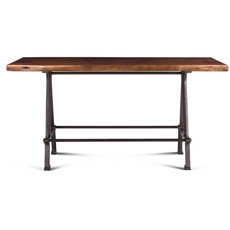 Industrial Loft 72" Gathering Table in Walnut