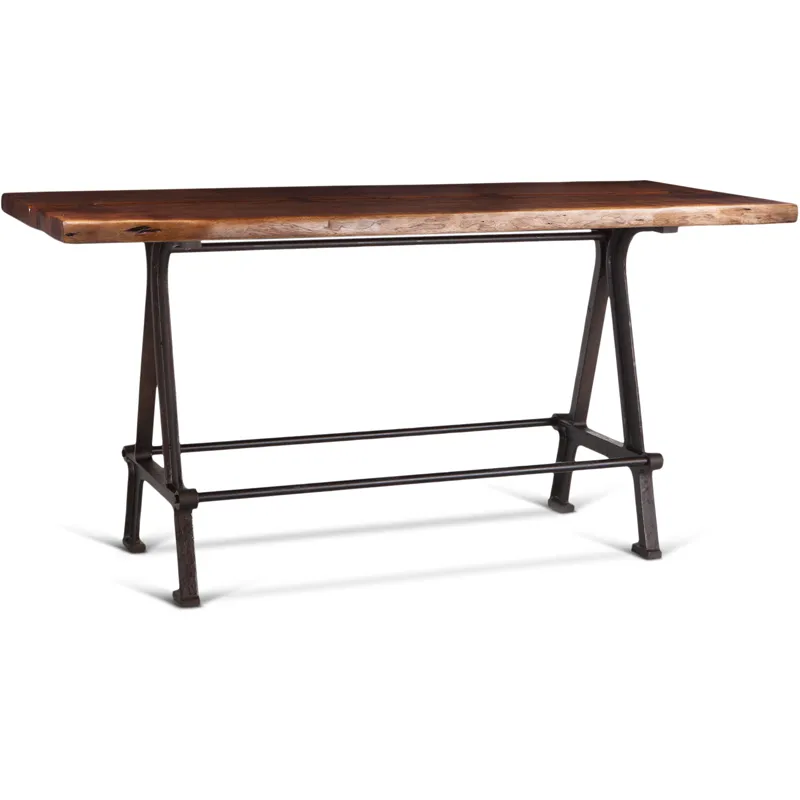 Industrial Loft 72" Gathering Table in Walnut