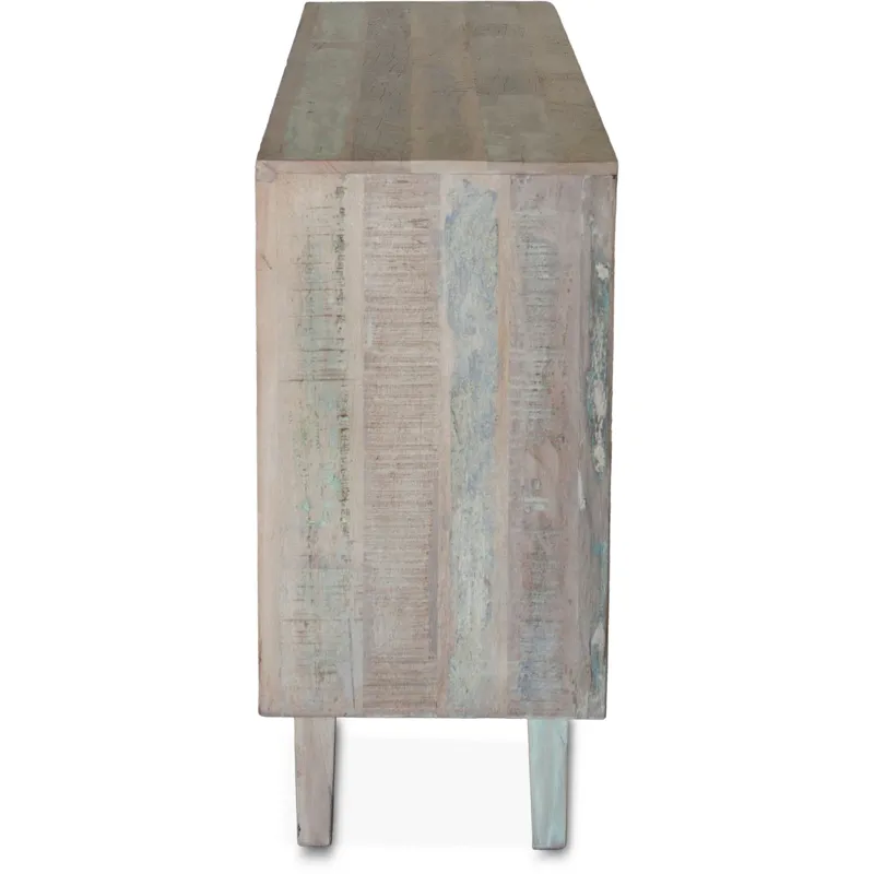 Ibiza 61" Sideboard in Vintage Teal Reclaimed Wood