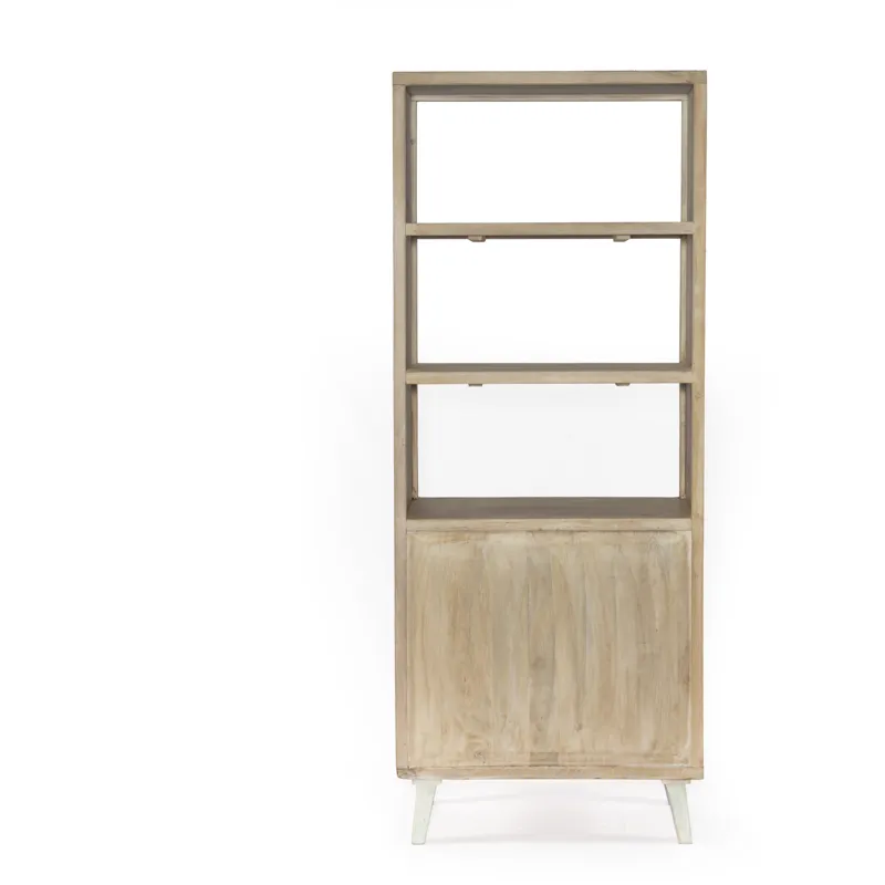 Ibiza 31" Bookshelf in Vintage Teal Reclaimed Wood
