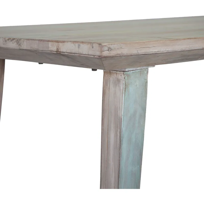 Ibiza Ibizia 66" Dining Table in Vintage Teal Reclaimed Wood