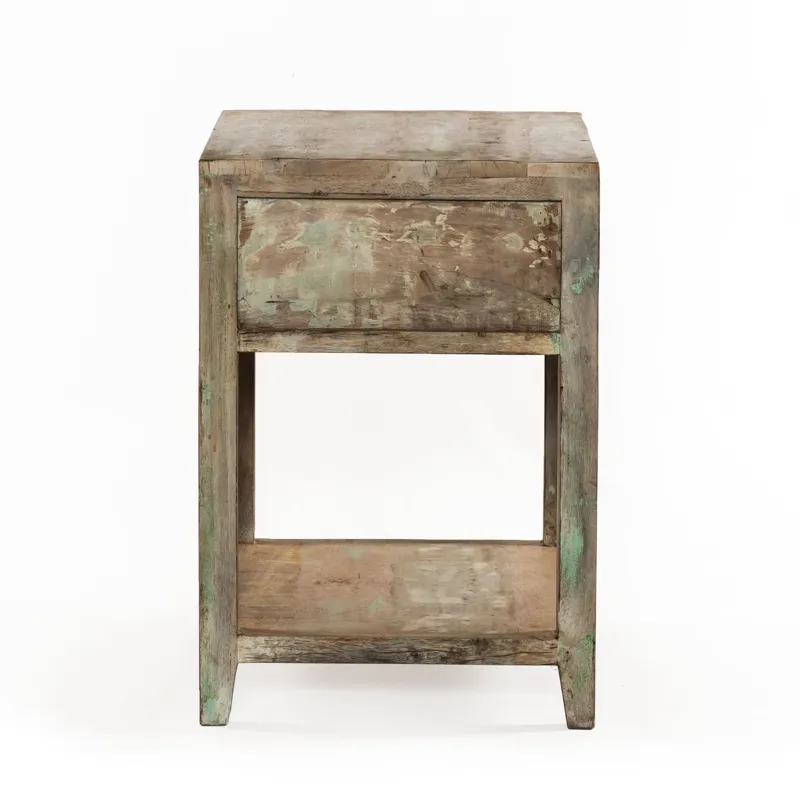 Ibiza 24" Nightstand in Vintage Teal Reclaimed Wood