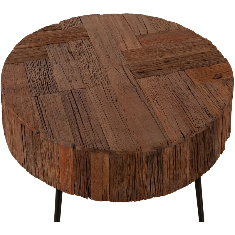 Jaipur 38" Round Coffee Table in Reclaimed Wood