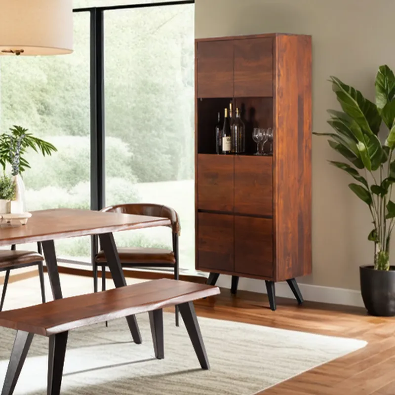 Kennedy 28" Bar Cabinet in Walnut