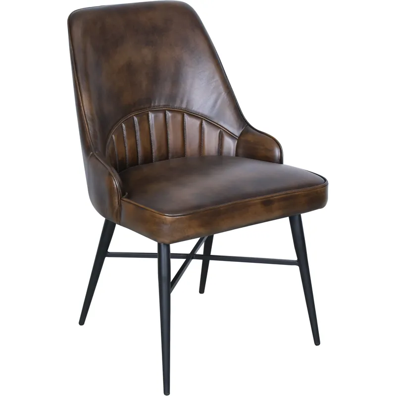 Leeds 21" Dining Chair in Antique Whiskey