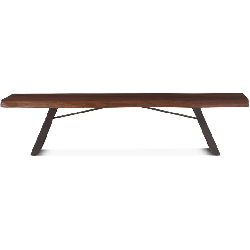London Loft 90" Bench in Walnut