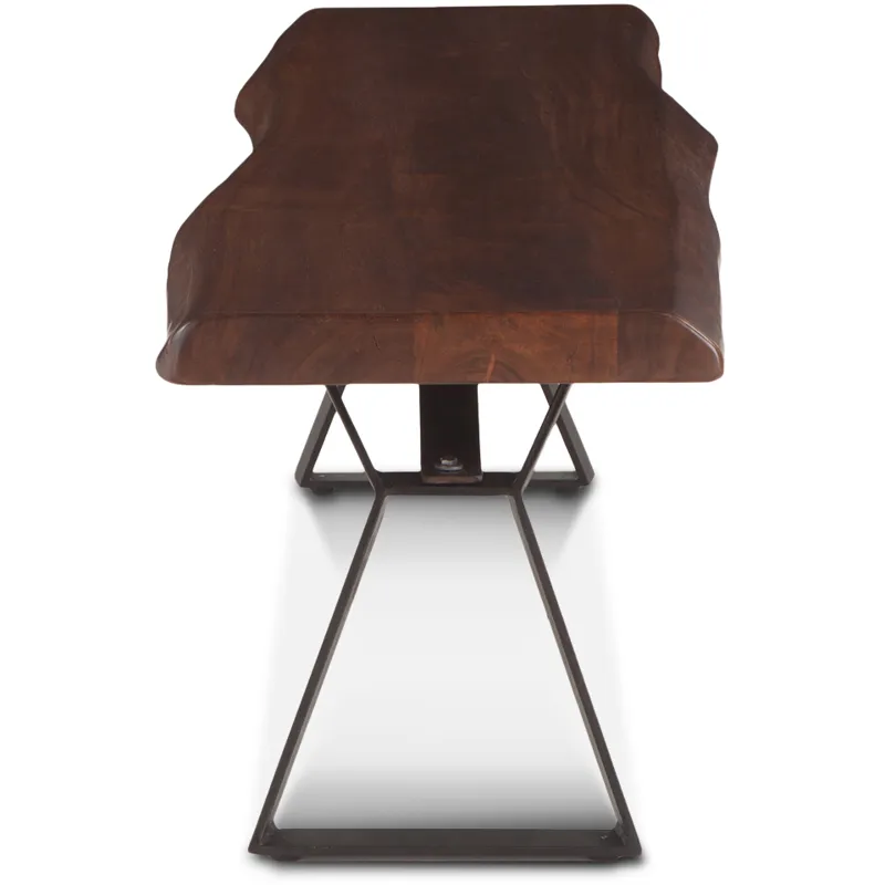 London Loft 90" Bench in Walnut