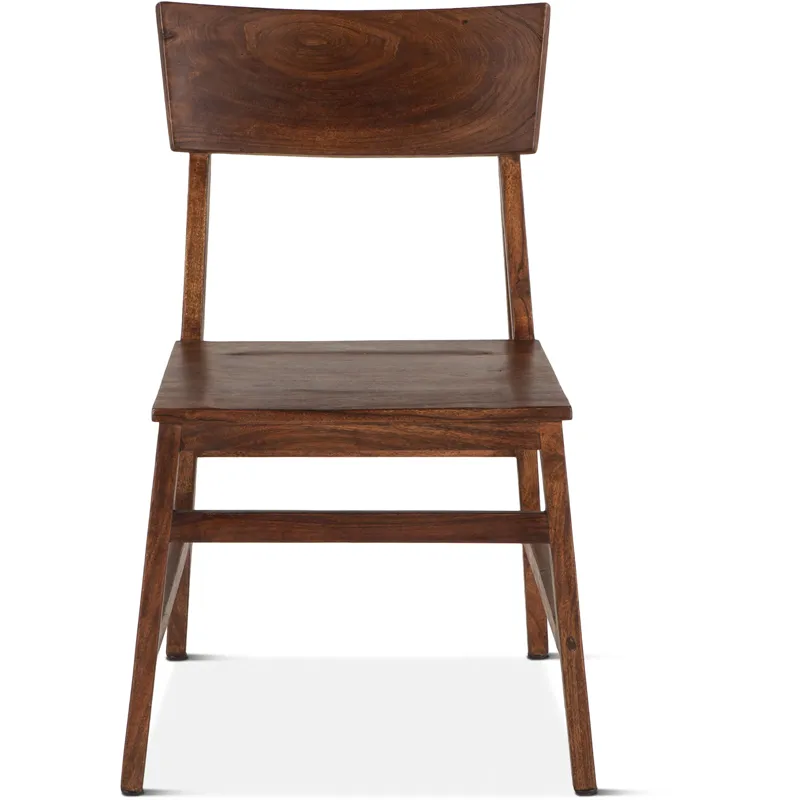 London Loft 19" Dining Chair in Walnut