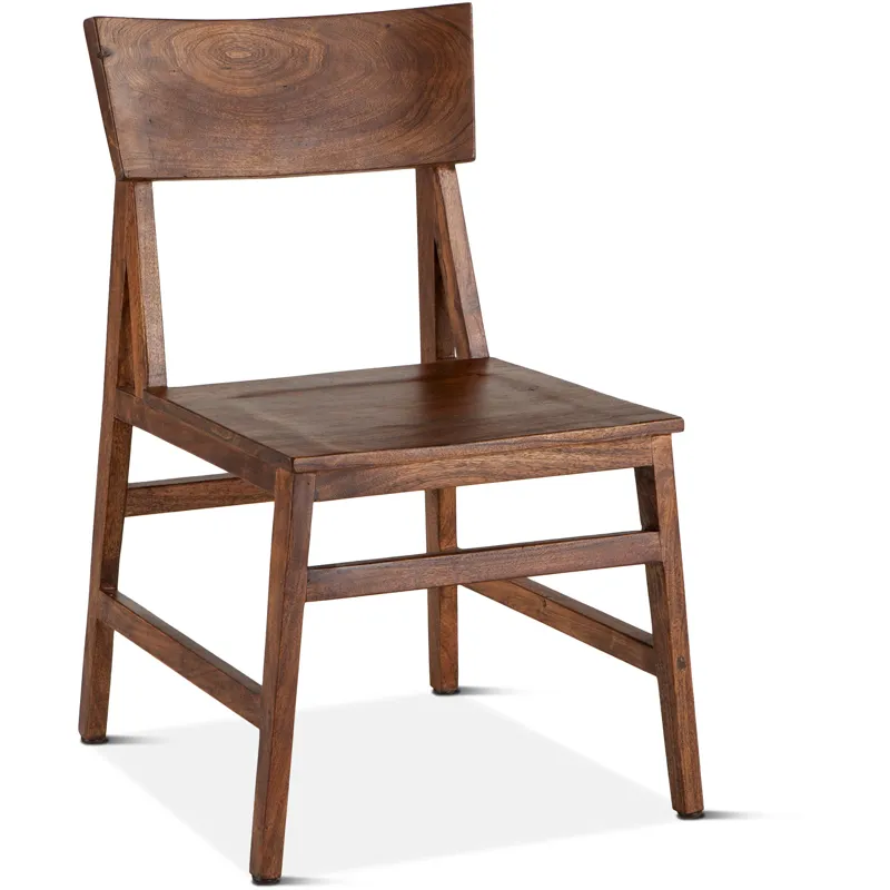 London Loft 19" Dining Chair in Walnut