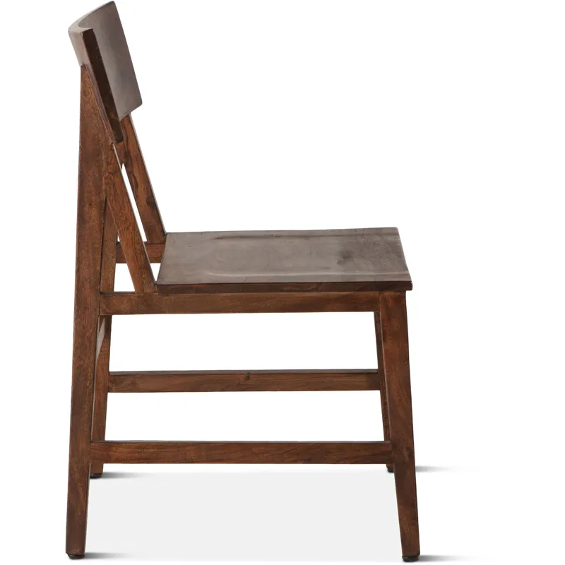 London Loft 19" Dining Chair in Walnut