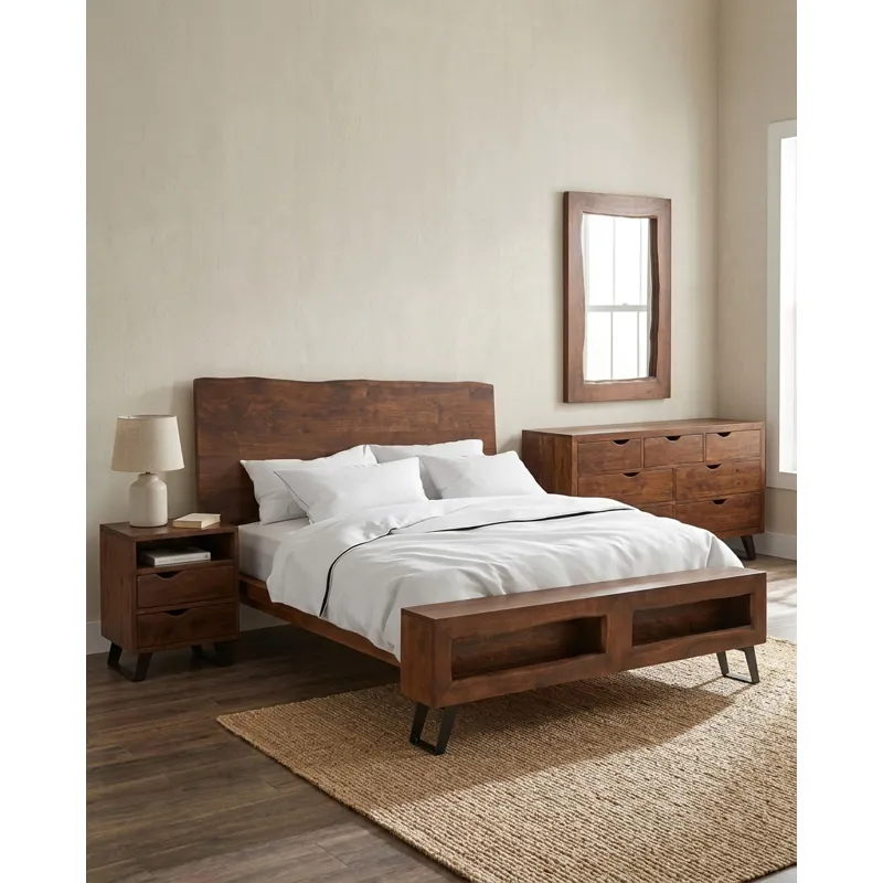 London Loft Queen in Walnut