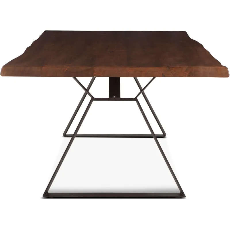 London Loft 106" Dining Table in Walnut