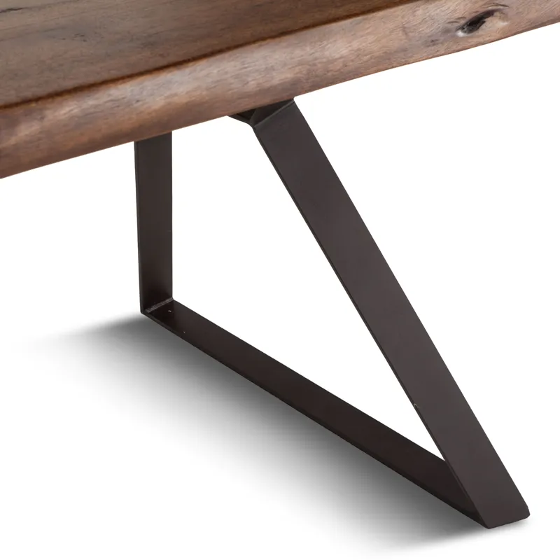 London Loft 80" Dining Table in Walnut