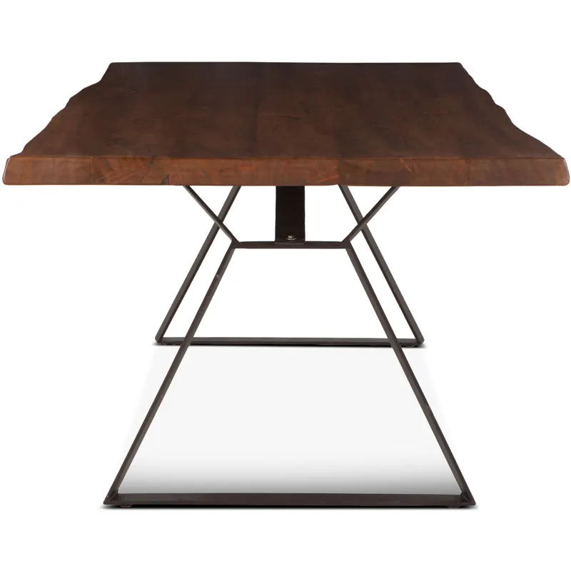 London Loft 80" Dining Table in Walnut