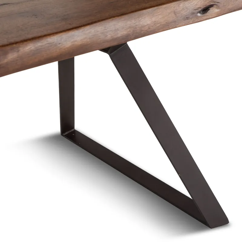 London Loft 94" Dining Table in Walnut