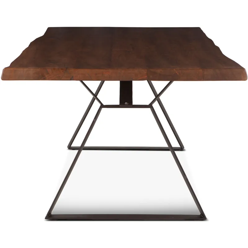 London Loft 94" Dining Table in Walnut