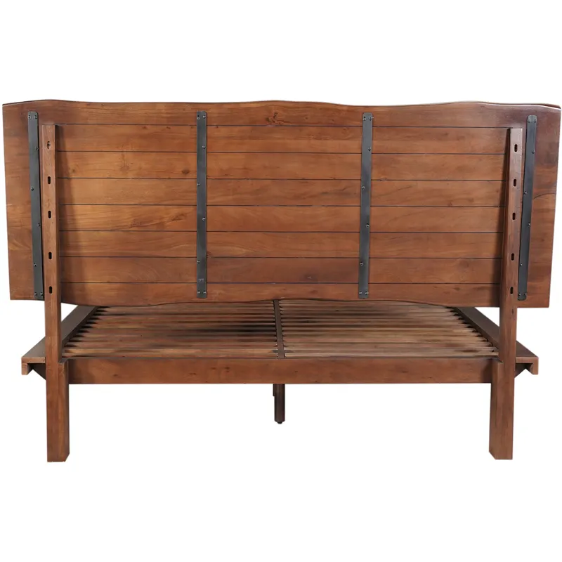 London Loft King Bed in Walnut