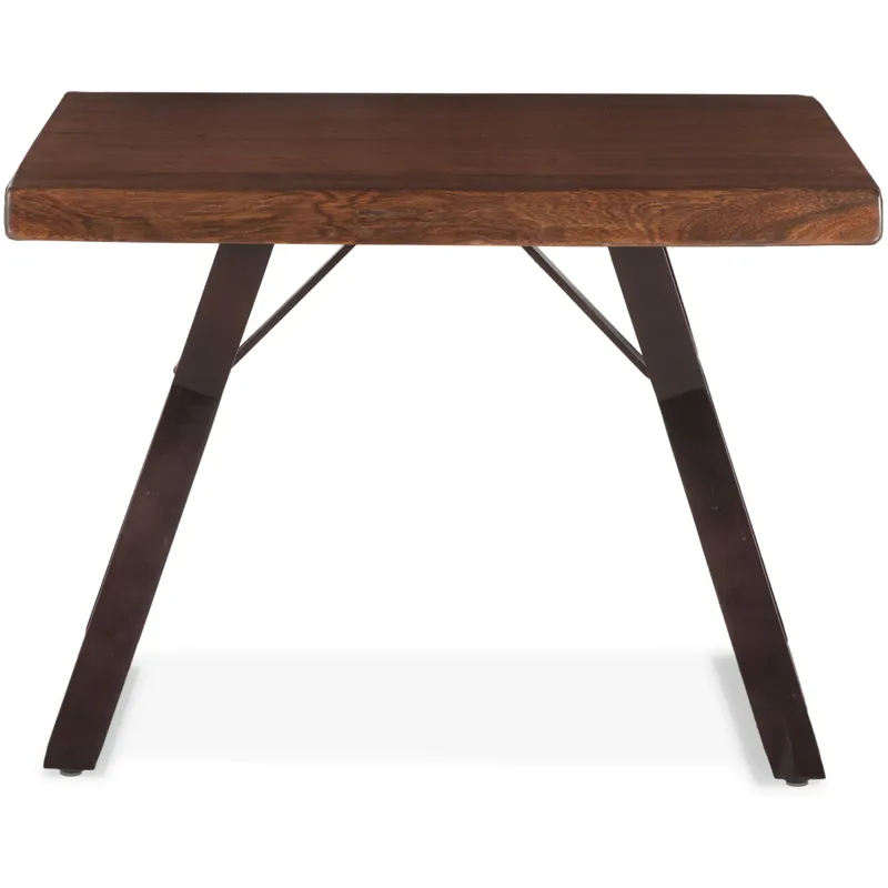 London Loft 23" Side Table in Walnut