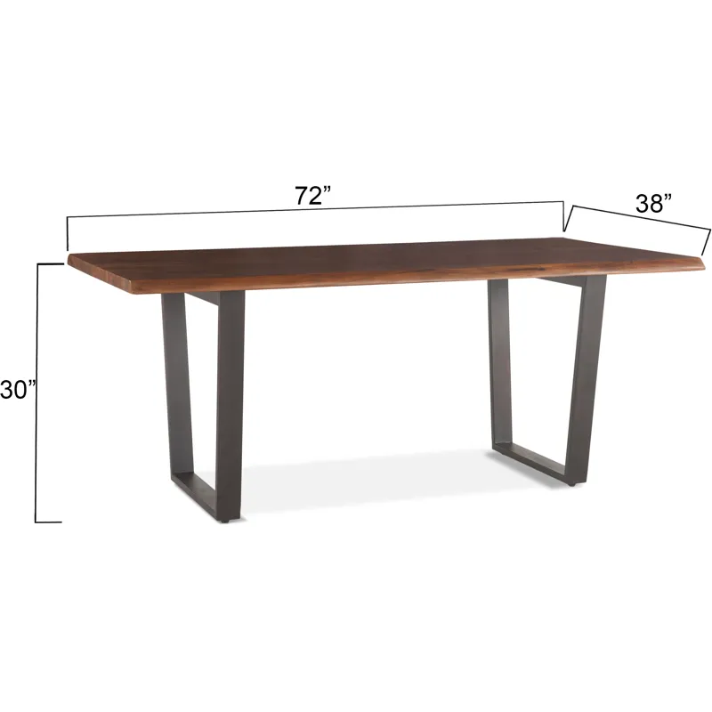 Loft 72" Dining Table in Walnut