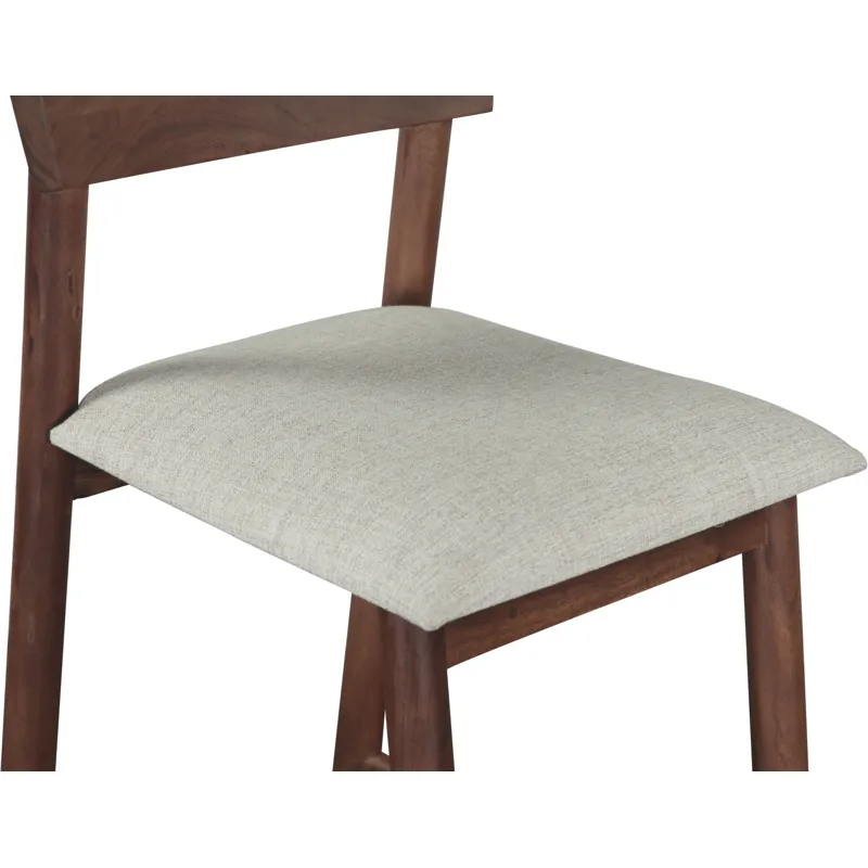Lenox 18" Upholstered Counter Chair in Walnut