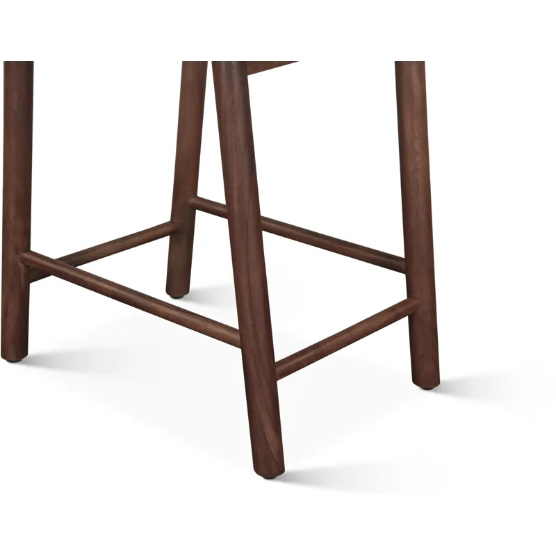 Lenox 18" Upholstered Counter Chair in Walnut