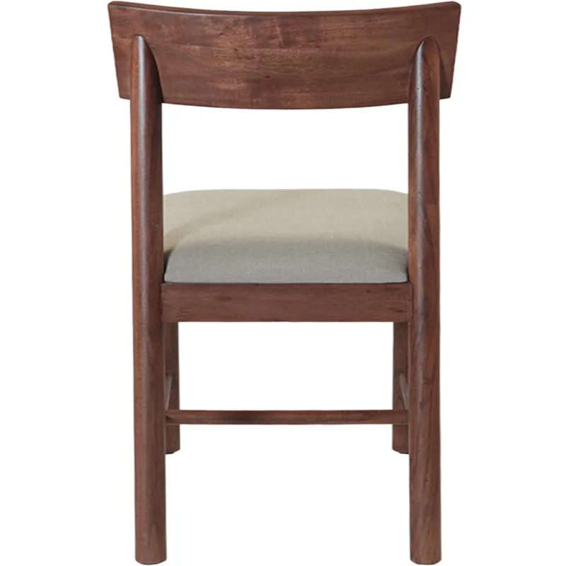 Lenox 18" Upholstered Dining Chair in Walnut