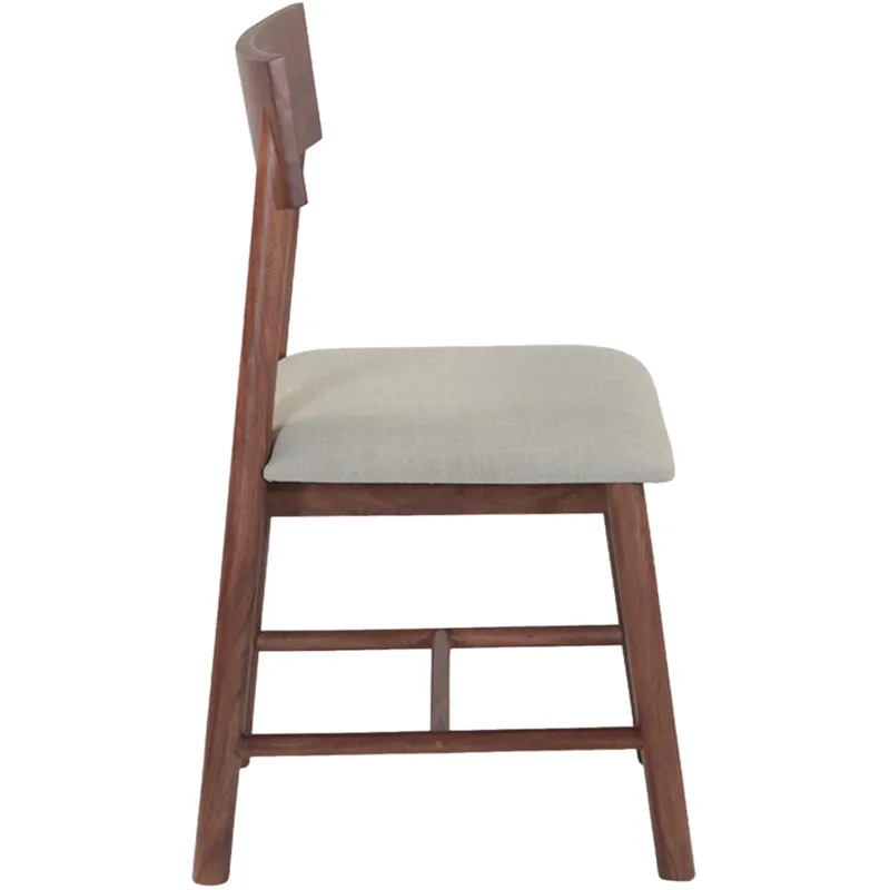 Lenox 18" Upholstered Dining Chair in Walnut