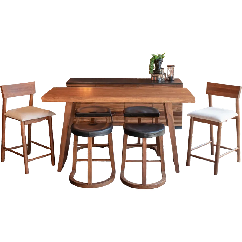 Lenox 17" Counter Stool in Walnut