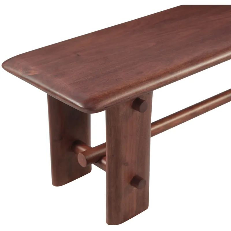Lenox Loch 64" Bench in Walnut