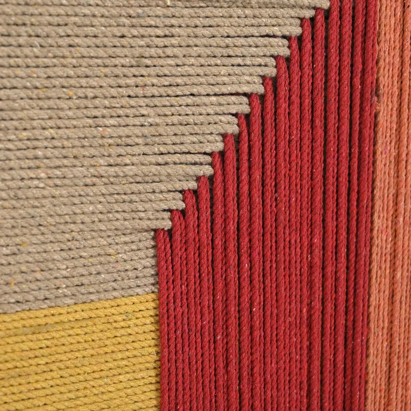 Manila Woven Framed Art, Red