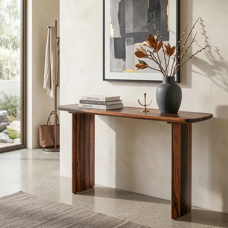Meridian 54" Console Table in Capri Sheesham