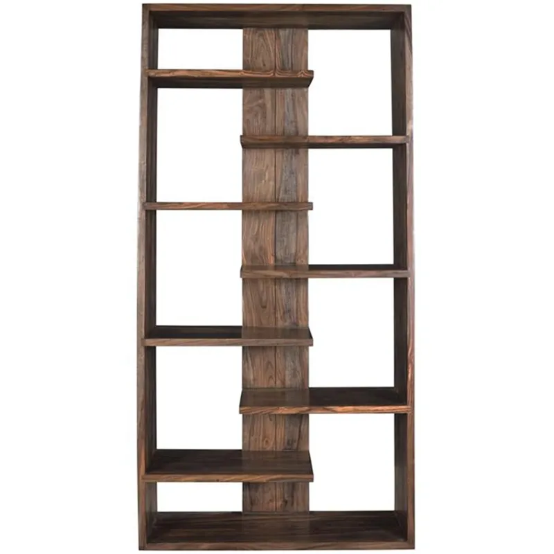 Miles 34" Bookshelf in Brownstone