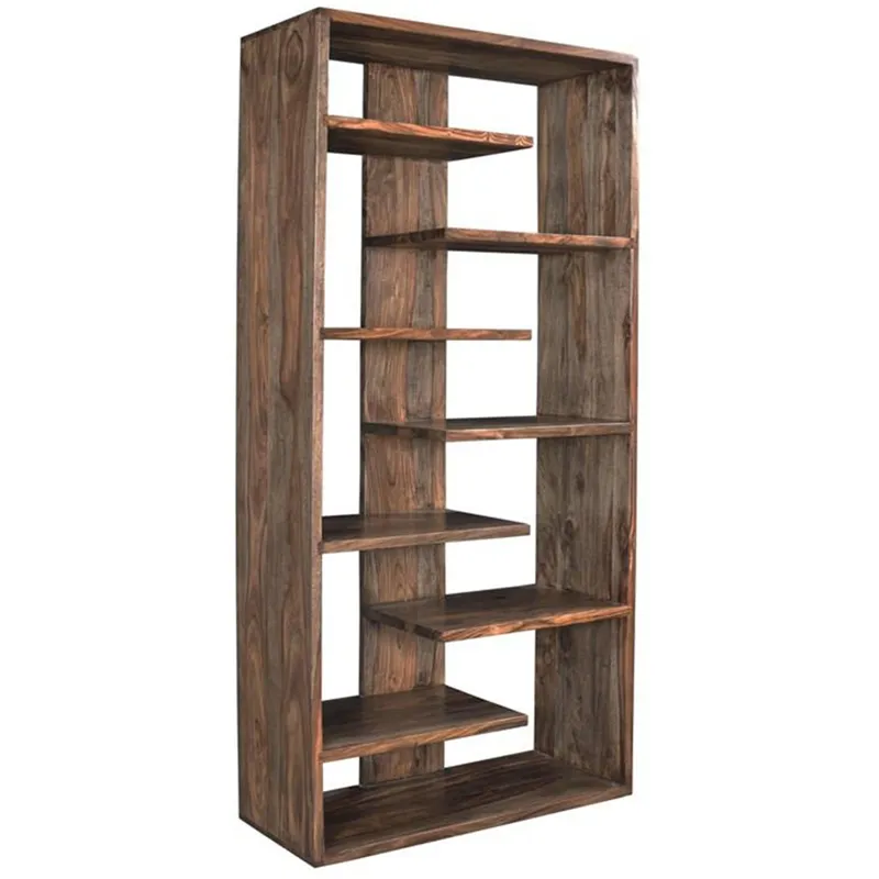 Miles 34" Bookshelf in Brownstone